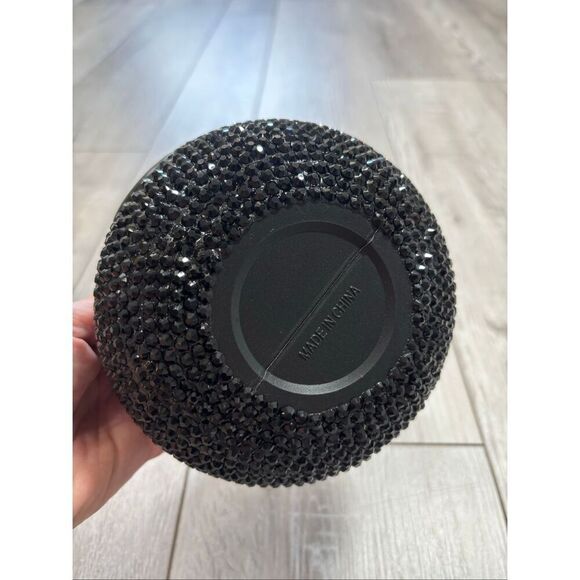 Black Diamond Bling Pumpkin And Cauldron Halloween Decorations - Picture 9 of 10